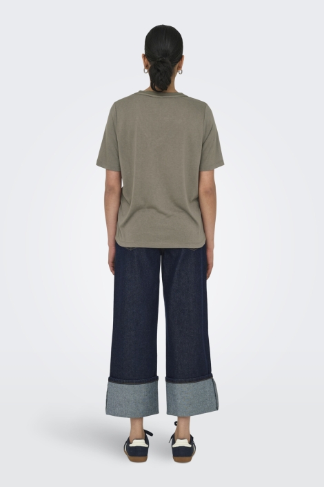 Only onlelise s/s v-neck top jrs noos